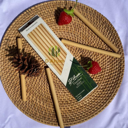 Bamboo Straw Green Box